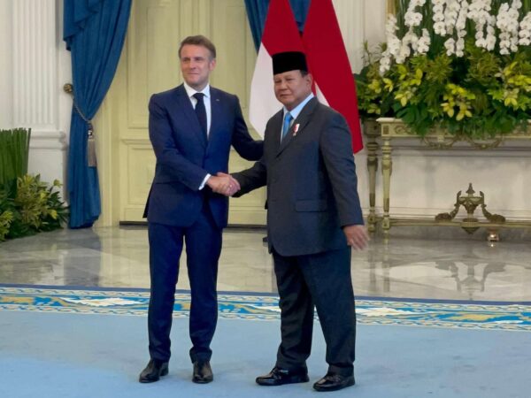 Presiden Prabowo Sambut Presiden Prancis Emmanuel Macron di Jakarta