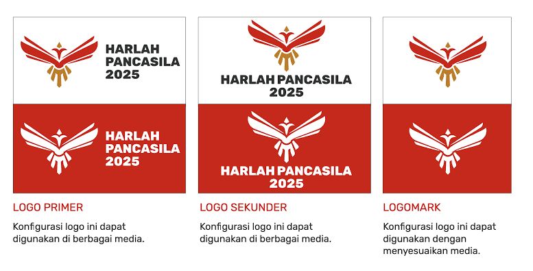 Logo Harlah Pancasila 2025 Usung Simbol 'Burung Niskala Hema', Ini Makna Filosofisnya