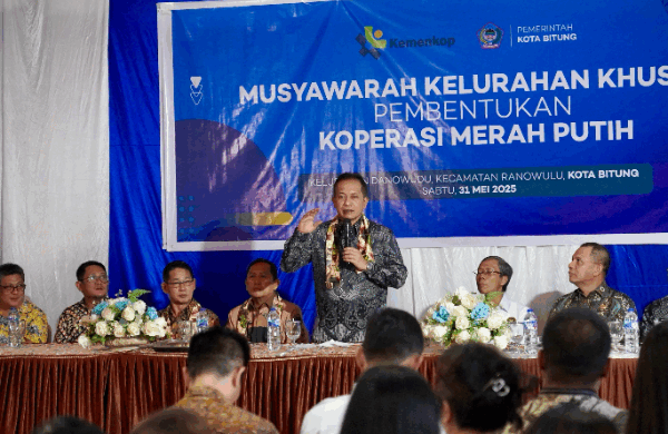 Kopdes Merah Putih Diproyeksikan Jadi Penggerak Ekonomi Bitung, Wamenkop Ferry Juliantono Tinjau Langsung