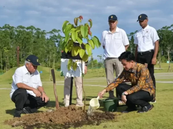 Wapres Gibran Tanam Pohon Ulin, Simbol Ketangguhan Nusantara di IKN