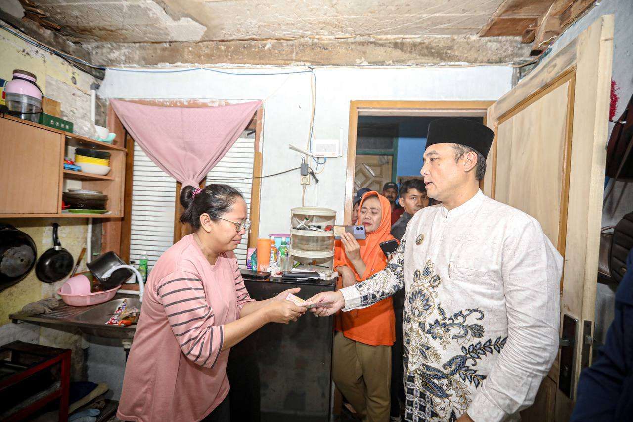 Erwin Tinjau Korban Kekerasan Rentenir, Tegaskan Penyelesaian Hukum
