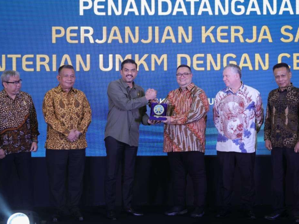 Dorong Inklusi Pembiayaan, Menteri UMKM Luncurkan Layanan CBI SME Bureau
