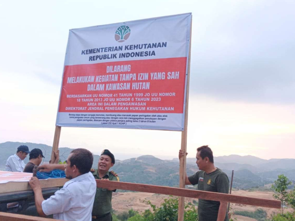 Tambang Ilegal di Mandalika Disegel Kementerian Kehutanan